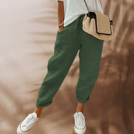 Bibi | Trendy and Casual Women's Linen Pants | Stylish, Airy & Versatile