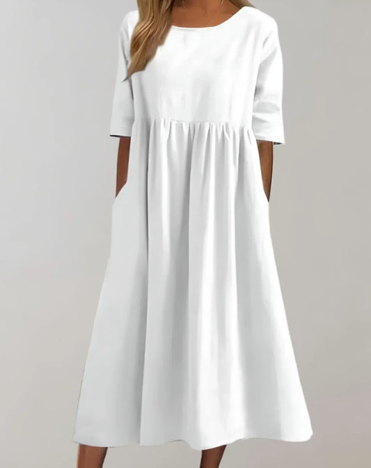 Brisa | Locker sitzendes Damen-Baumwollkleid | Bequem, stilvoll & vielseitig