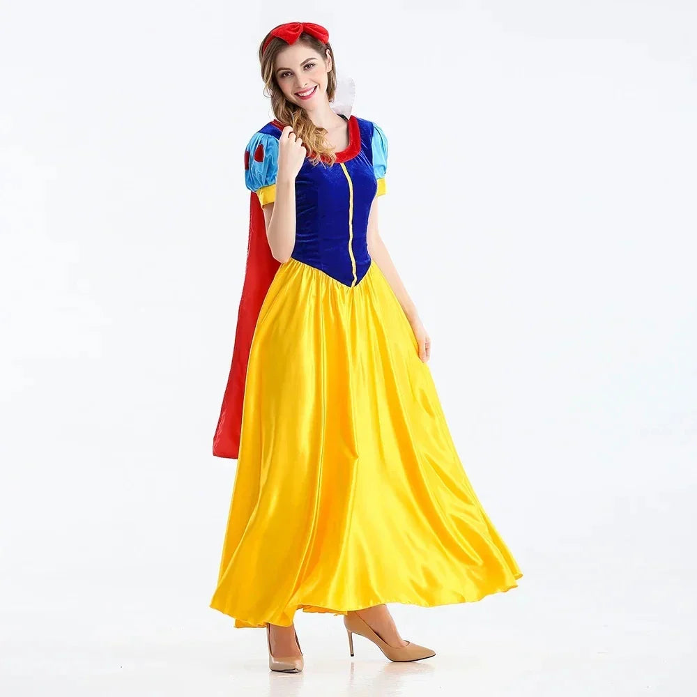 Damen Halloween Kostüm – Märchenhaftes Maxi Kleid