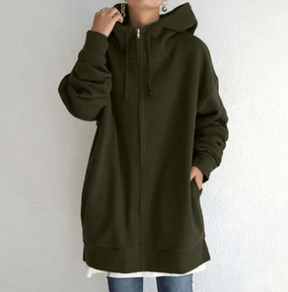 Women's Hoodie – Zip-Up Hooded Jacket for Leisure & Everyday Use