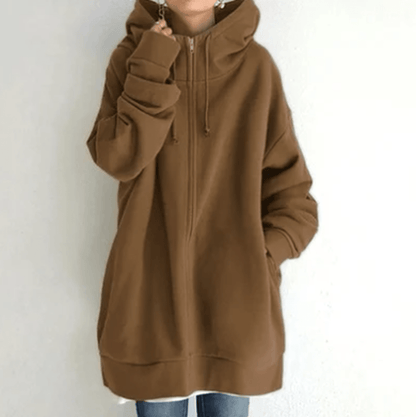 Women's Hoodie – Zip-Up Hooded Jacket for Leisure & Everyday Use
