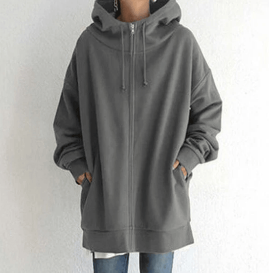 Women's Hoodie – Zip-Up Hooded Jacket for Leisure & Everyday Use