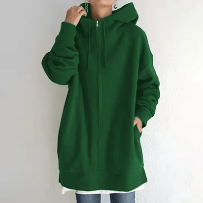 Women's Hoodie – Zip-Up Hooded Jacket for Leisure & Everyday Use