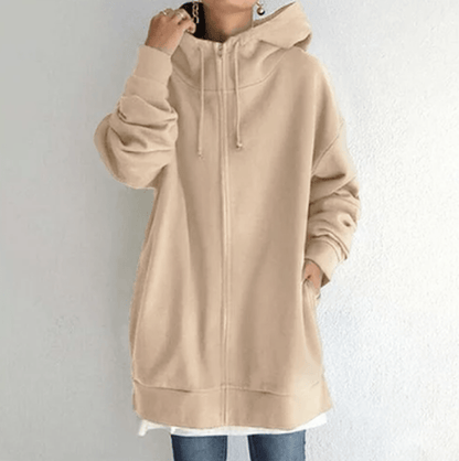 Women's Hoodie – Zip-Up Hooded Jacket for Leisure & Everyday Use