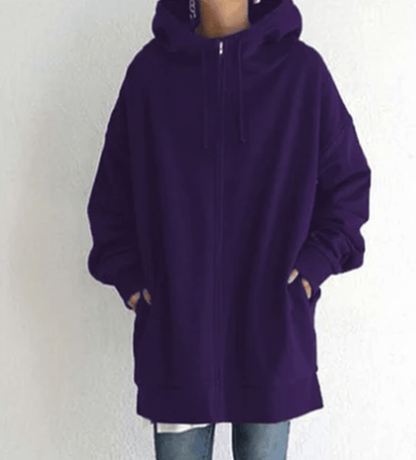 Women's Hoodie – Zip-Up Hooded Jacket for Leisure & Everyday Use