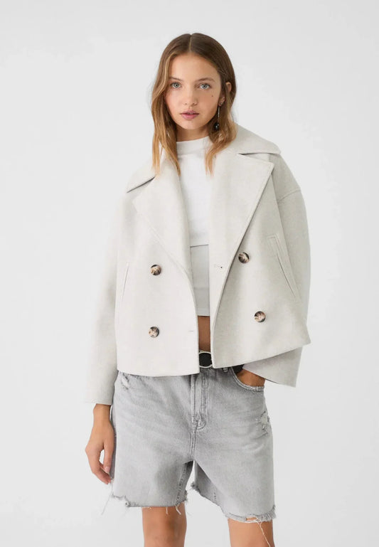 Damen Jacke – Zweireihiges Design & Klassischer Stil