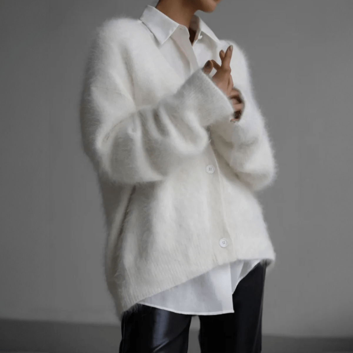 Damen Kaschmir Strickjacke – Luxuriöser Cardigan