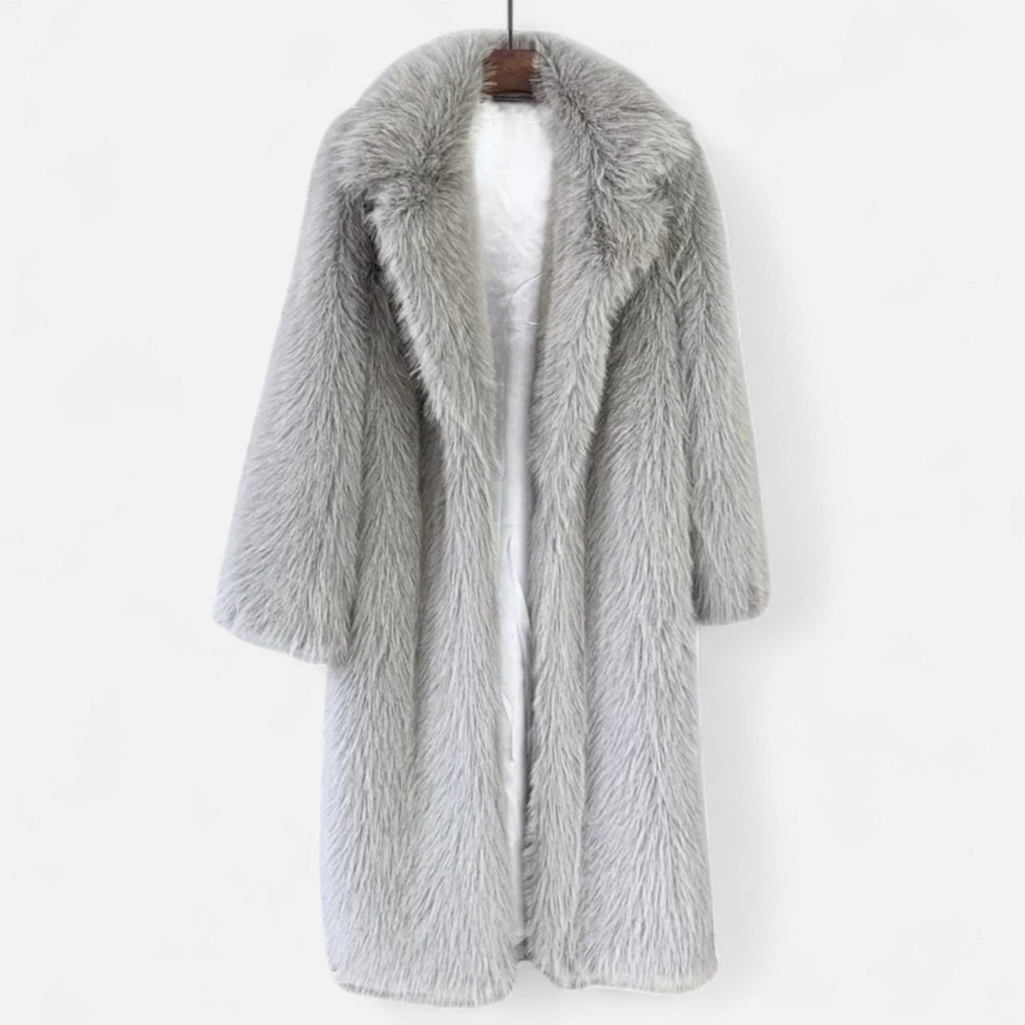 Women's Faux Fur Coat – Long and Soft