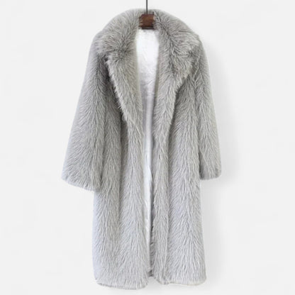 Women's Faux Fur Coat – Long and Soft