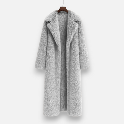 Women's Faux Fur Coat – Long and Soft