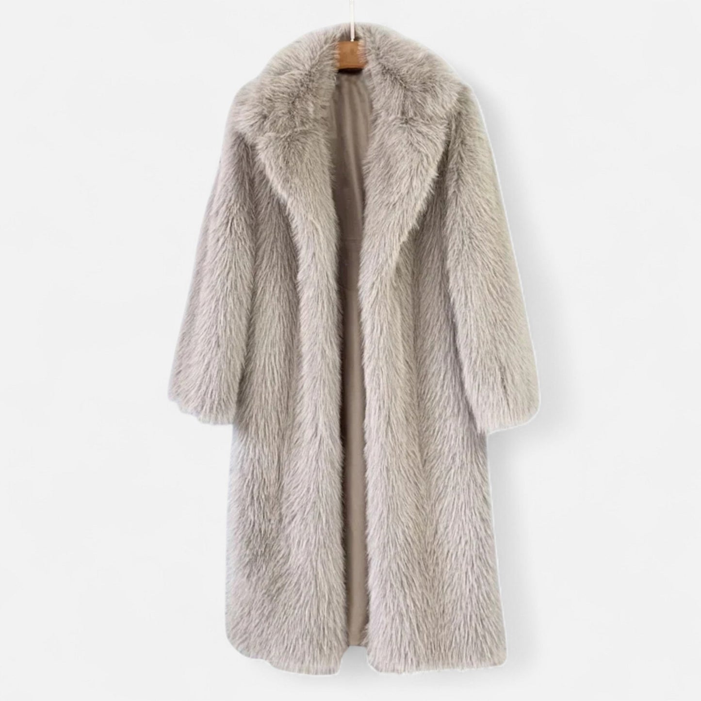Women's Faux Fur Coat – Long and Soft
