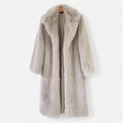 Women's Faux Fur Coat – Long and Soft