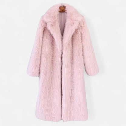 Women's Faux Fur Coat – Long and Soft