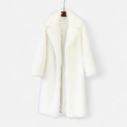 Women's Faux Fur Coat – Long and Soft