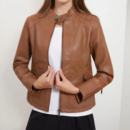 Damen Lederjacke Leicht – Stilvoll, Bequem & Vielseitig