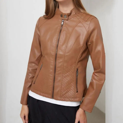 Damen Lederjacke Leicht – Stilvoll, Bequem & Vielseitig