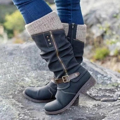 Damen Orthopädische Stiefel – Rutschfeste Gummisohlen & Komfort