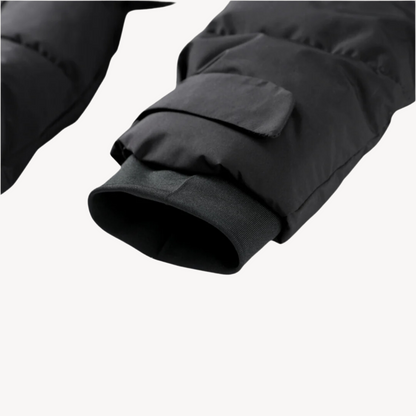 Women's Puffer Jacket – With Belt & Water-Repellent for Winter