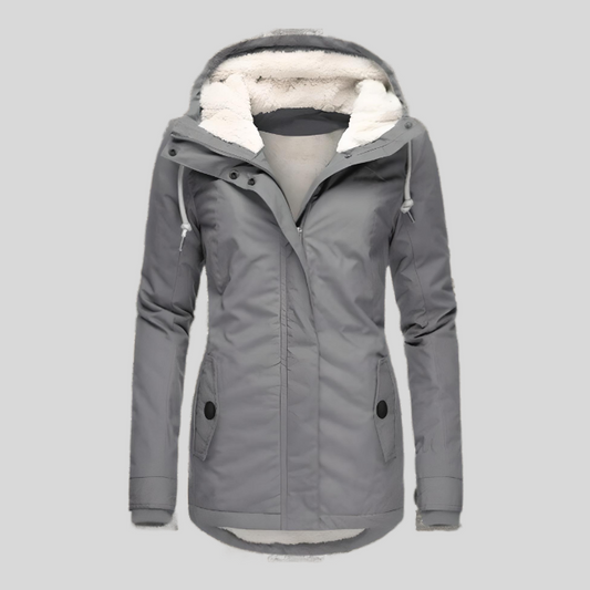 Damen Regenjacke mit Kapuze – Wasserdicht & Verlängertem Saum