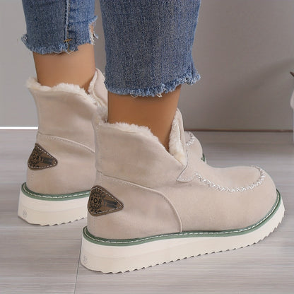 Damen Schnürstiefeletten – Warm gefüttert & bequem für den Alltag