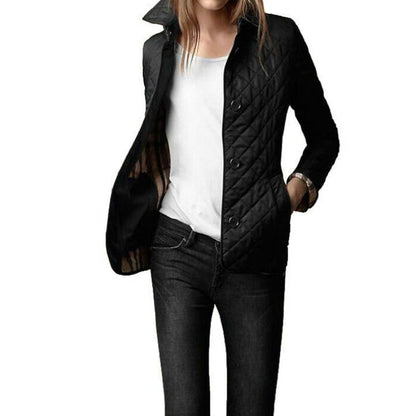 Women's quilted jacket – Light transitional jacket in stylish design