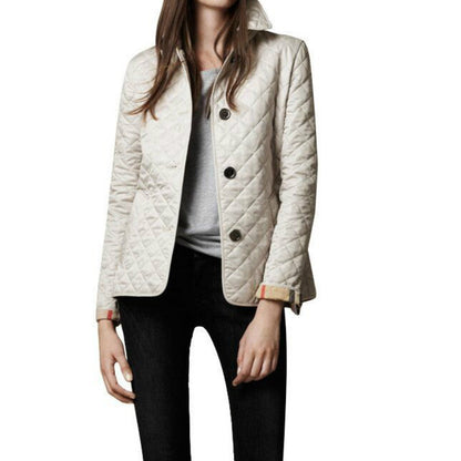 Women's quilted jacket – Light transitional jacket in stylish design