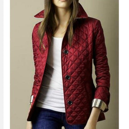 Women's quilted jacket – Light transitional jacket in stylish design