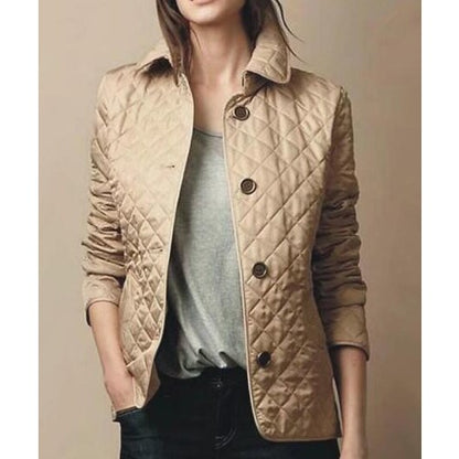 Women's quilted jacket – Light transitional jacket in stylish design