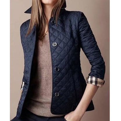Women's quilted jacket – Light transitional jacket in stylish design