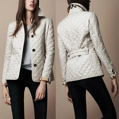 Women's quilted jacket – Light transitional jacket in stylish design