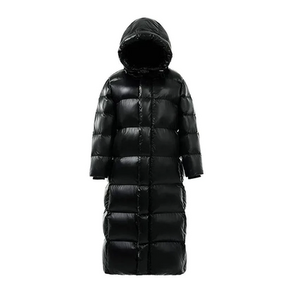 Women's Quilted Coat – Long, Padded Winter Coat in Fashion Style