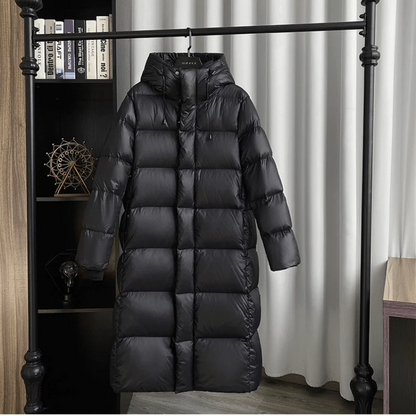 Women's Quilted Coat – Long, Padded Winter Coat in Fashion Style