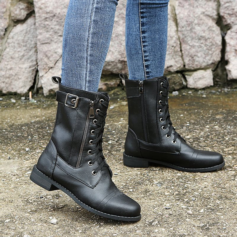 Damen Stiefeletten – Mit Seitlichem Reißverschluss