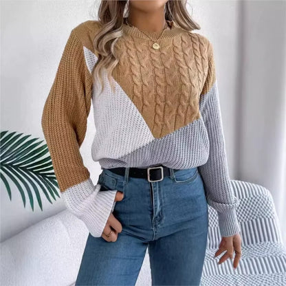 Women's knitted sweater – Soft & comfortable sweater for everyday & leisure