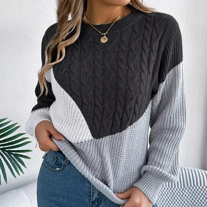 Women's knitted sweater – Soft & comfortable sweater for everyday & leisure