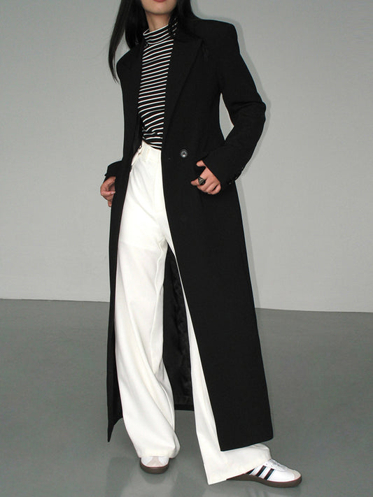 Damen Trenchcoat Lang – Eleganter Übergangsmantel im klassischen Design