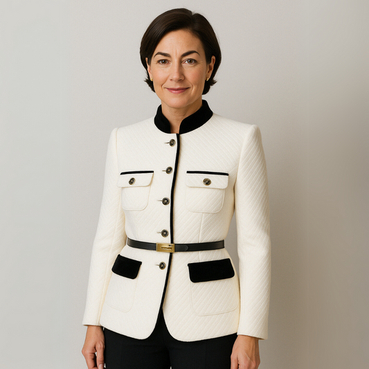 Damen Tweed Blazer – Klassisch & Vielseitig