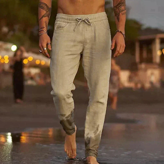 David | Lässige Leinenhose für Herren | Atmungsaktiv, bequem & vielseitig