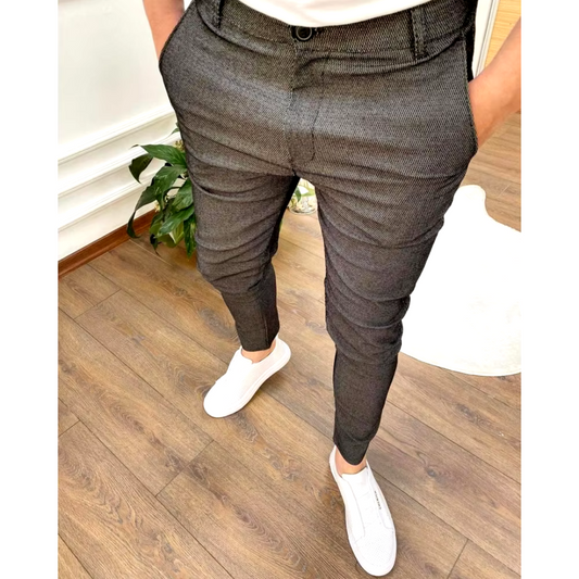Elegante Herren Business-Hose | Vielseitige Stoffhose für Büro und Alltag
