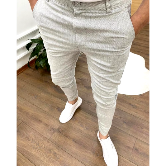Elegante Herren Business-Hose | Vielseitige Stoffhose für Büro und Alltag