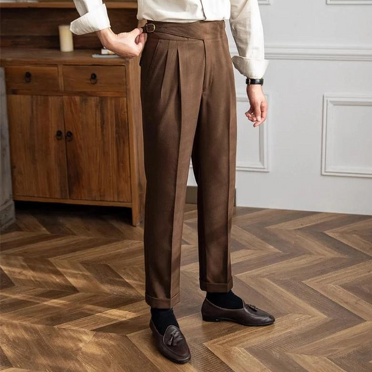 Elegante Herrenhose mit hohem Tragekomfort | Stilvolle Stoffhose für Alltag & Büro