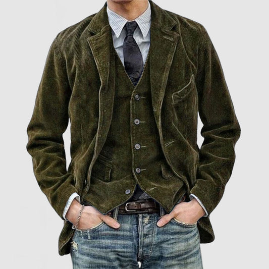Elias | Zweiteiliges Herren-Set mit Blazer und Weste im eleganten Stil