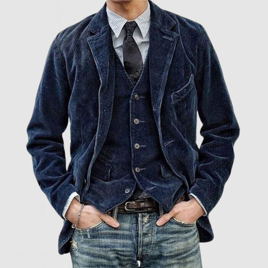 Elias | Zweiteiliges Herren-Set mit Blazer und Weste im eleganten Stil