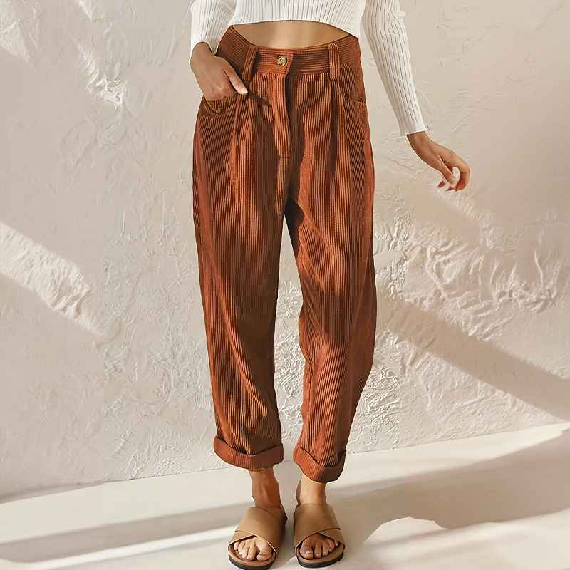 Elise | Casual Cord Pants for Women | Comfortable, Stylish & Versatile