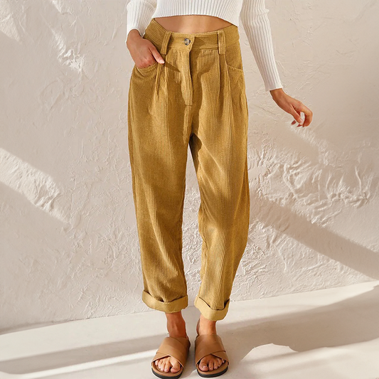 Elise | Casual Cord Pants for Women | Comfortable, Stylish & Versatile