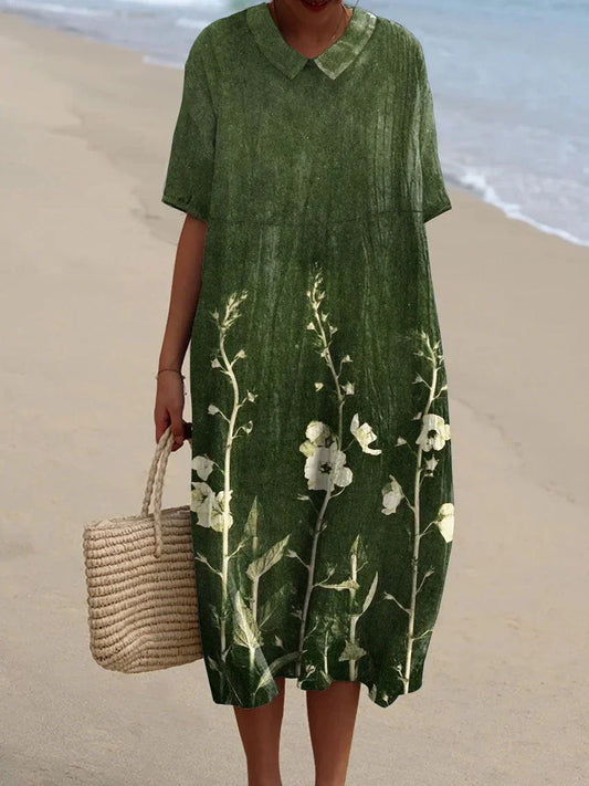 Georgia | Sommerliches Damenkleid mit Blumenmuster | Leicht, feminin & vielseitig