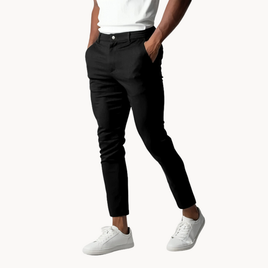 Guido | Stretchige Herren-Chinohose mit schmalem Schnitt und elegantem Komfort