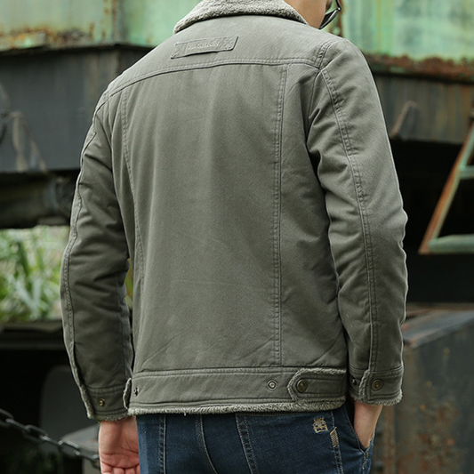 Herren Baumwolljacke – Winddicht & Bequem für Alltag und Freizeit