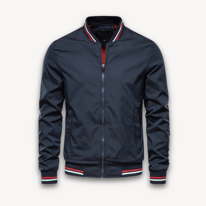 Men's bomber jacket – Light transitional jacket with zipper