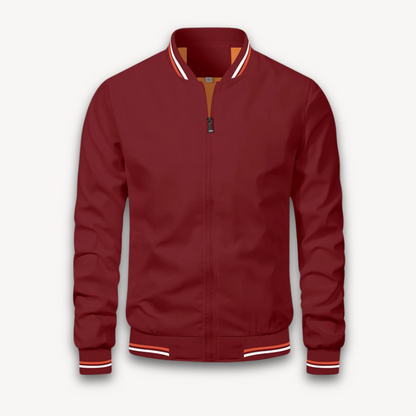 Men's bomber jacket – Light transitional jacket with zipper